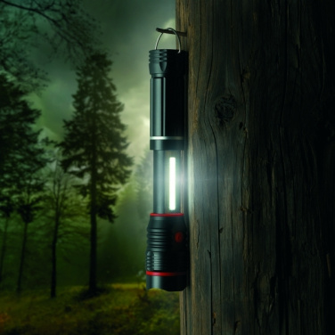 Logo trade promotional giveaways picture of: Flashlight BIWA Schwarzwolf