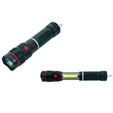 Logo trade promotional items image of: Flashlight BIWA Schwarzwolf