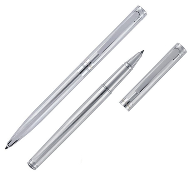 Logo trade promotional giveaway photo of: Writing set ballpoint pen & roller RENEE Pierre Cardin