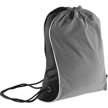 Logotrade corporate gifts photo of: Drawstring bag DENISON Schwarzwolf