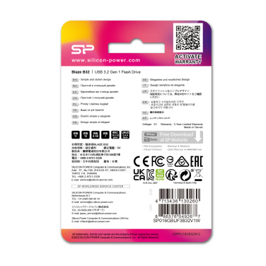 Logo trade promotional products picture of: PENDRIVE SILICON POWER B32 3.2