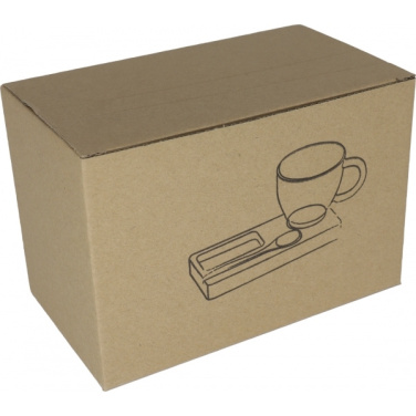 Logo trade promotional item photo of: Tray with cup and spoon FORMOSA 150 ml