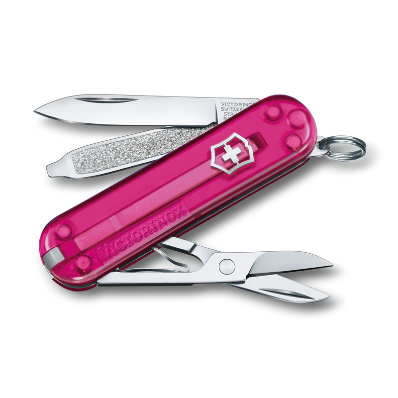 Logotrade promotional product image of: Pocket knife Classic SD transparent Victorinox