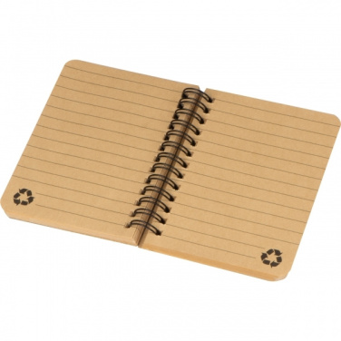 Logo trade promotional products image of: A6 notebook PHOENIX