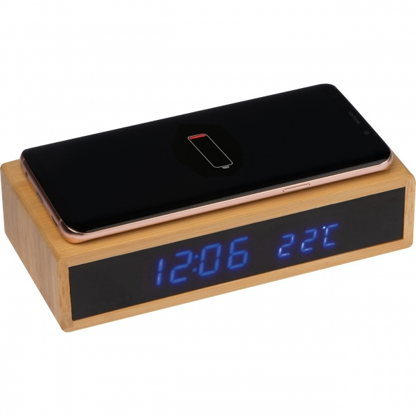 Logo trade promotional items image of: Desk clock TRONDHEIM