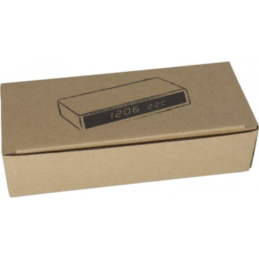Logo trade promotional merchandise image of: Desk clock TRONDHEIM