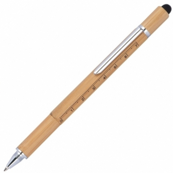 Logo trade promotional products image of: 6in1 multifunctional pen COIMBRA