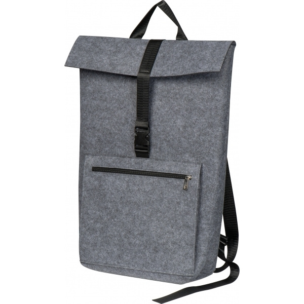 Logotrade advertising product image of: RPET Felt Backpack BIRMINGHAM