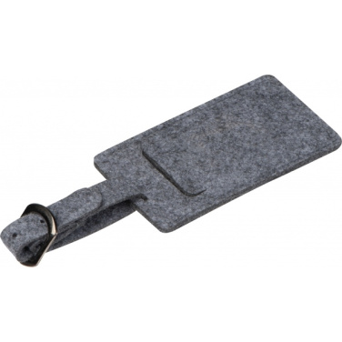 Logo trade promotional merchandise photo of: Felt Suitcase Tag PORTLAND