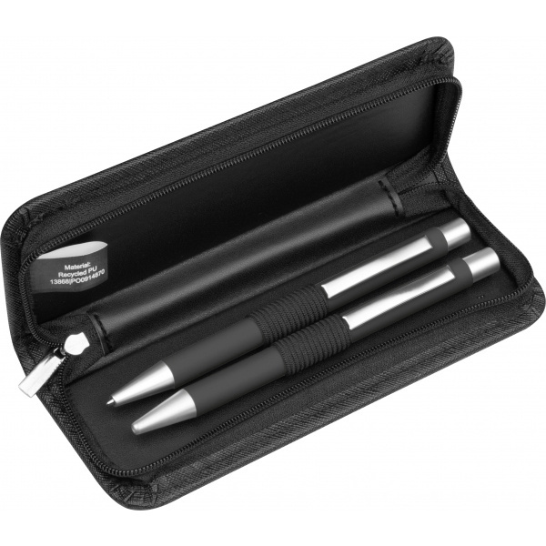 Logotrade promotional merchandise photo of: Writing set soft touch Uppsala