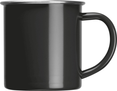 Logo trade promotional giveaway photo of: Steel cup Trezzo