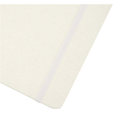 Logotrade promotional merchandise image of: Bass A5 recycled hard cover notebook with lined pages