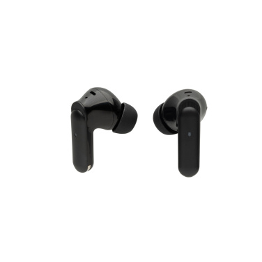 Logo trade promotional items image of: Airtune RCS recycled plastic ANC earbuds with touch screen
