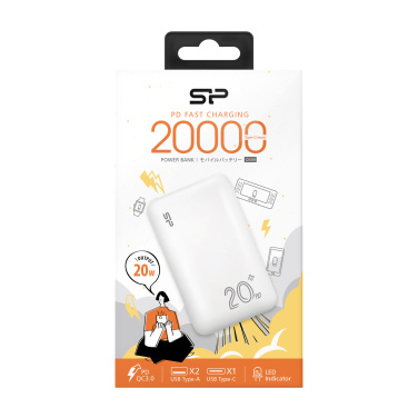 Logotrade promotional gift image of: Power bank Silicon Power QS58 20000 mAh