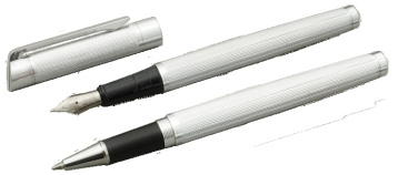 Logo trade promotional merchandise photo of: MACBETH pen set 98203600