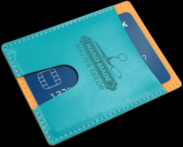 Logo trade business gifts image of: Credit card holder 544119