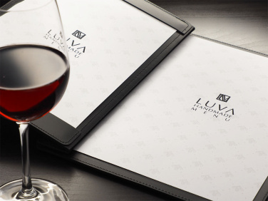 Logo trade business gift photo of: Menu cover 1084244