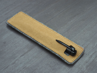 Logo trade promotional merchandise image of: Pen in case 1253140