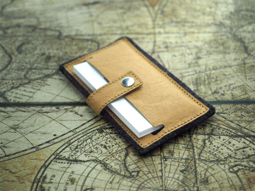 Logo trade promotional merchandise photo of: Business card holder 1324140
