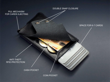 Logo trade promotional giveaways picture of: RFID wallet 545131
