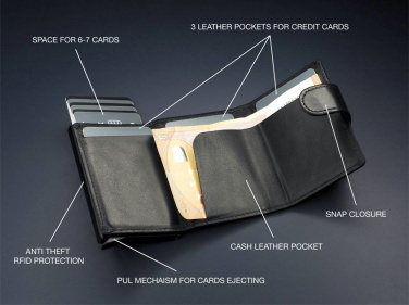 Logo trade promotional item photo of: RFID wallet 1225131