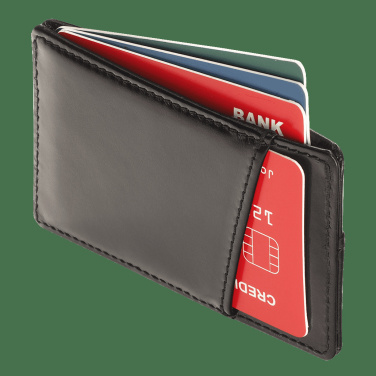 Logo trade business gift photo of: Credit card holder 215067