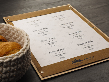 Logo trade promotional giveaways image of: Menu pad 1668121