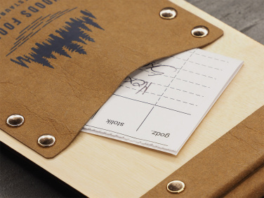 Logo trade corporate gifts image of: Waiter notepad 1669121