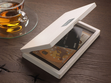 Logo trade promotional products picture of: Wooden bill box 1816121
