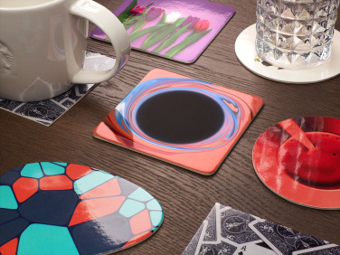 Logo trade advertising products picture of: Printed paper coaster 1840117
