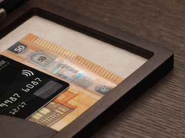 Logo trade promotional giveaway photo of: Bill holder 1865121