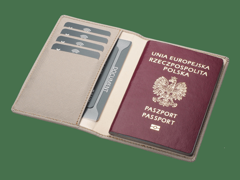Logotrade promotional products photo of: RFID passport case 1301113
