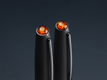 Logotrade business gift image of: Amber Pen set  1235036