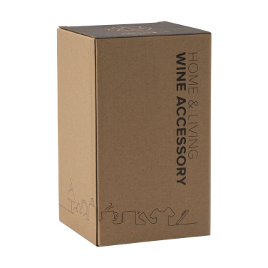 Logo trade promotional products image of: CoolSteel Black wine cooler