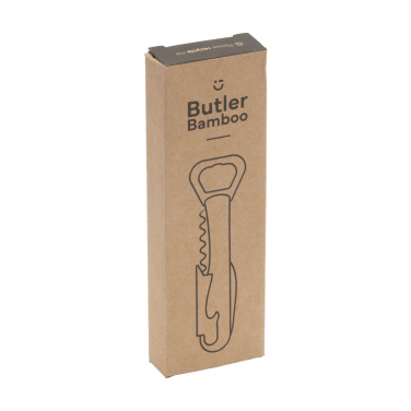 Logo trade promotional gifts image of: Butler Bamboo waiter’s friend