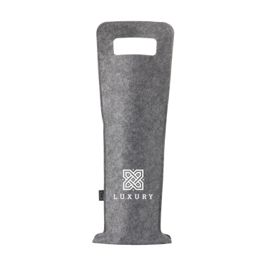 Logo trade promotional items image of: Wine Bag-to-Give GRS RPET