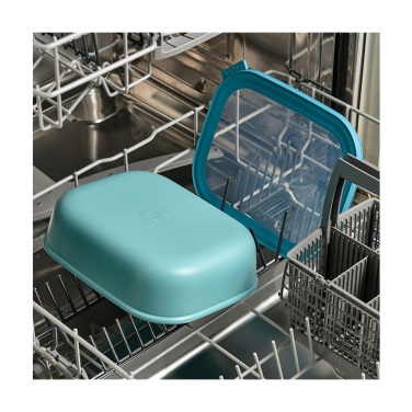 Logo trade promotional merchandise image of: Mepal Cirqula multi use rectangular bowl 1 L lunchbox