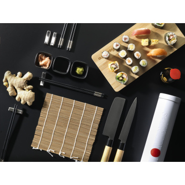 Logotrade promotional products photo of: Temaki Bamboo Sushi Tray gift set