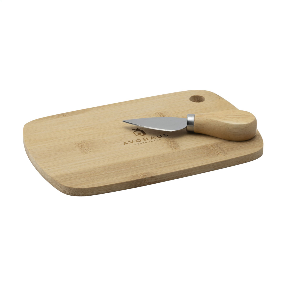 Logotrade business gifts photo of: Bamboo Cheese Platter 2-pcs