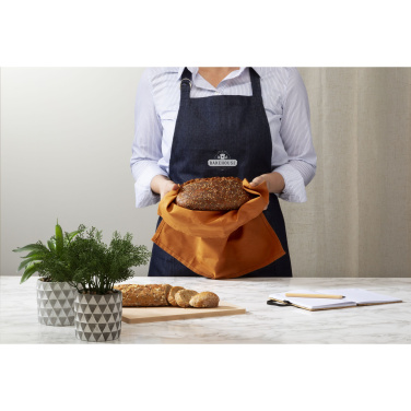 Logo trade advertising product photo of: Apron GRS Recycled Denim (220 g/m²)