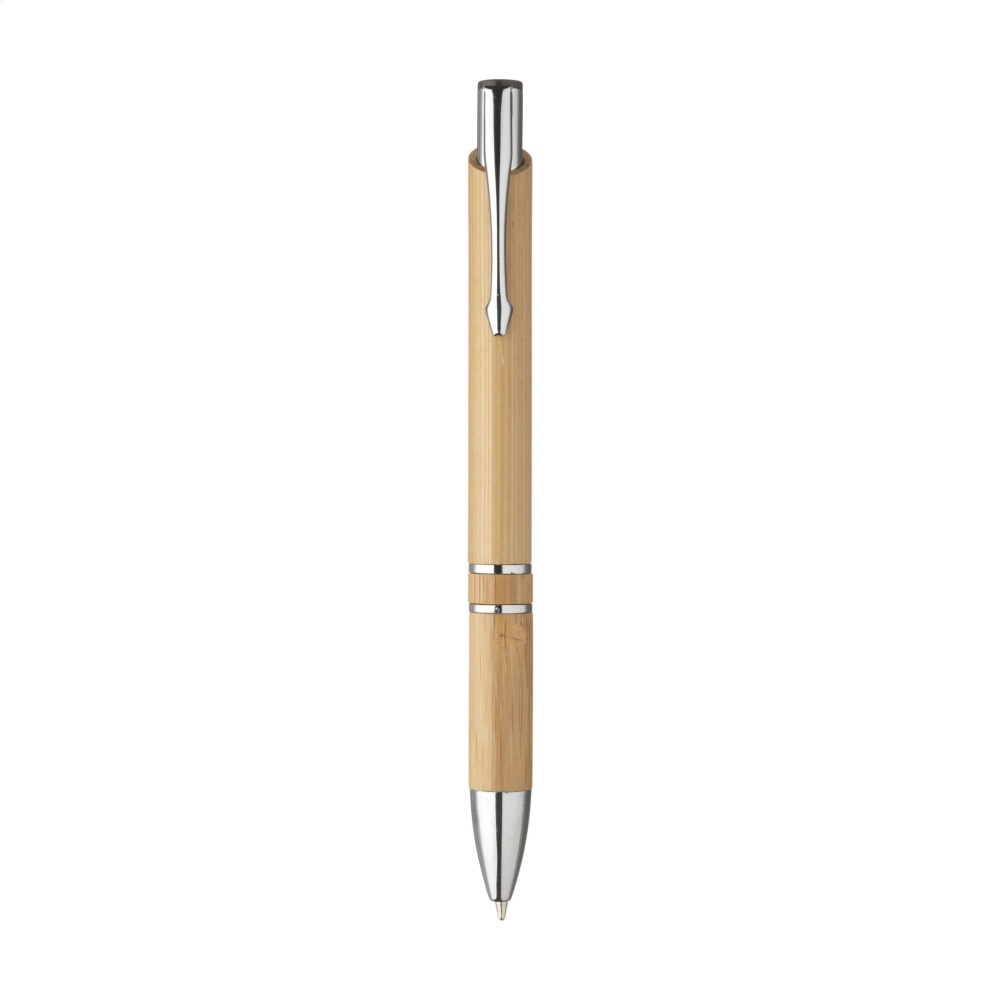 Logo trade advertising product photo of: Ebony Bamboo pen