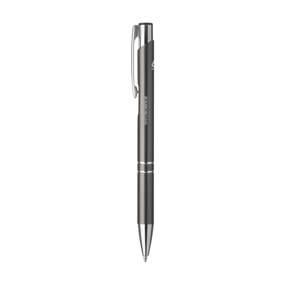 Logo trade promotional product photo of: Ebony Recycled Alu pens