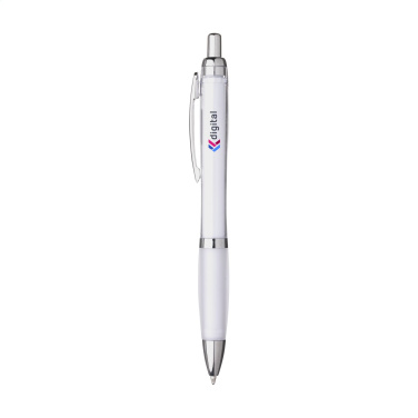 Logo trade corporate gift photo of: Athos Solid GRS Recycled ABS pen