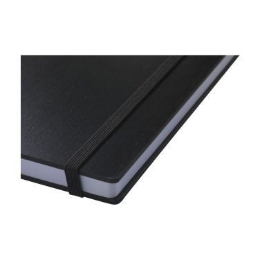 Logotrade promotional product picture of: Bamboo Journal Naked Spine Paper Notebook Black A5