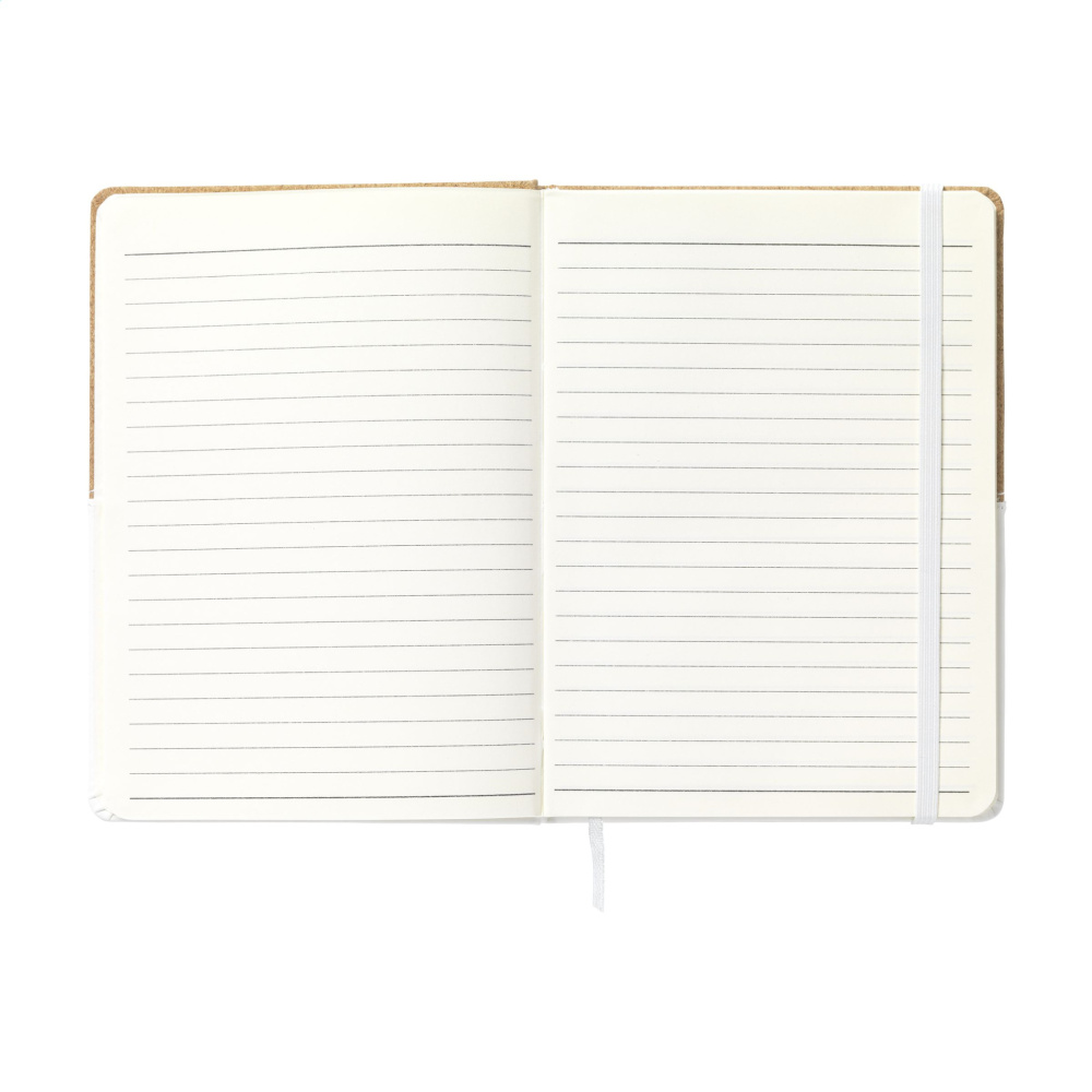 Logo trade business gifts image of: Journal Cork Paper Notebook
