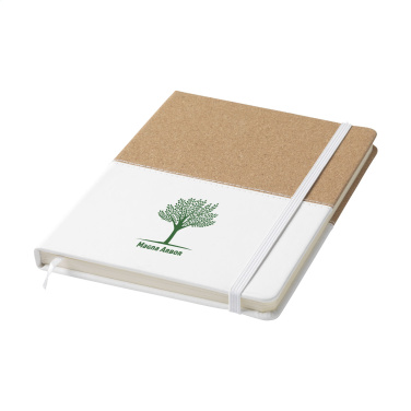 Logo trade promotional gift photo of: Journal Cork Paper Notebook