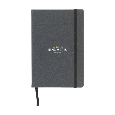 Logotrade advertising product image of: Montana Recycled Leather Paper Notebook A5