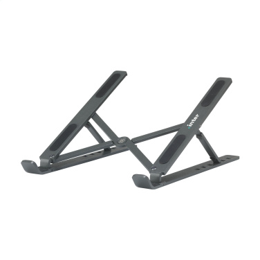 Logo trade promotional products image of: Standby GRS Recycled Alu Laptop Stand