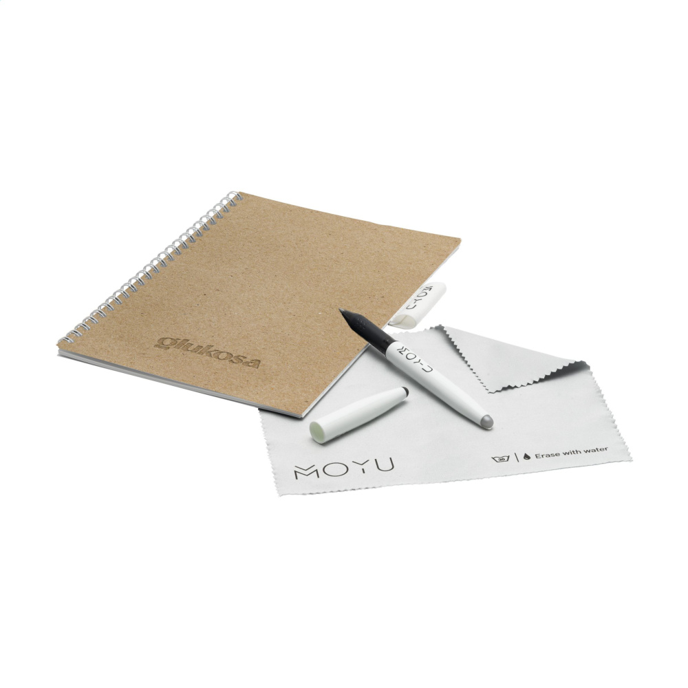 Logo trade promotional gifts image of: MOYU Erasable Stone Paper Notebook CraftCover 18 pages