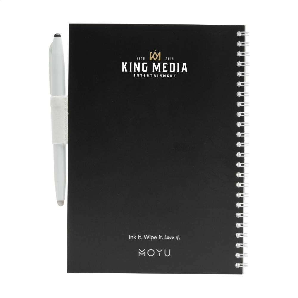 Logo trade business gifts image of: MOYU Erasable Stone Paper Notebook SoftCover 18 pages